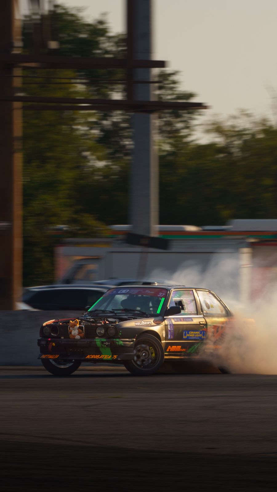 BMW E30 in derapata – PalaUnical, Mantova
